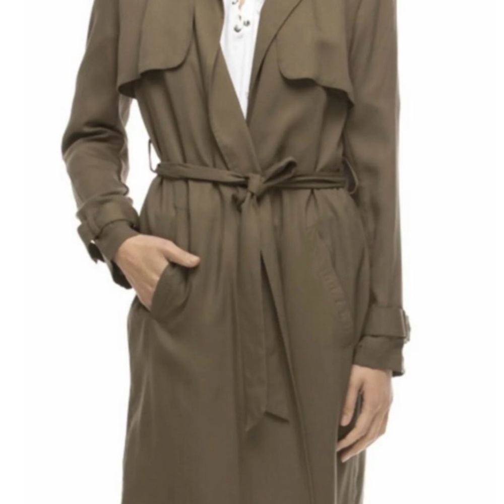 Walter Baker Brown Marley Trench Coat